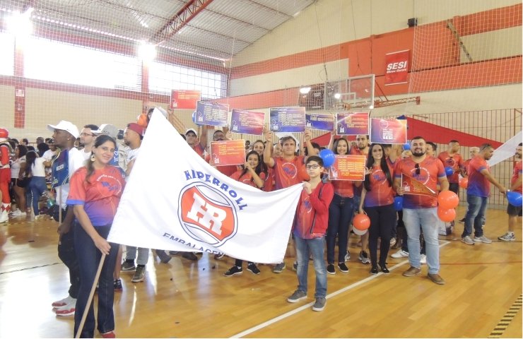 HR se destaca no desfile de abertura dos Jogos Sesi 2018 HR se destaca no desfile de abertura dos Jogos Sesi 2018