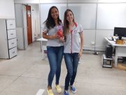 Luana Brandão - RH e Luciana Rubac - Financeiro 