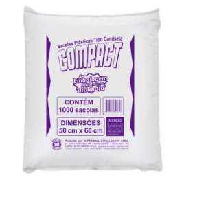 SACOLA LISA BRANCA 50X60 FD/1000 COMPACT SACOLA LISA BRANCA 50X60 FD/1000 COMPACT