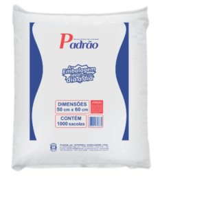 SACOLA LISA BRANCA 50X60 FD/1000 PADRAO SACOLA LISA BRANCA 50X60 FD/1000 PADRAO