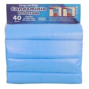 SACO PLAS COND REF 40 AZ PCT/4 RL/25 SACOS SACO PLAS COND REF 40 AZ PCT/4 RL/25 SACOS