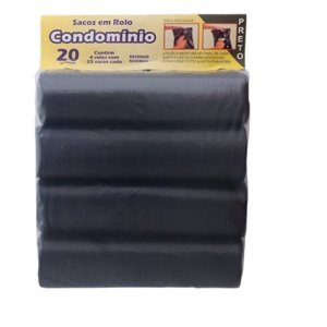 SACO PLAST COND LEVE 20 PT PCT/4 RL/25 SACOS SACO PLAST COND LEVE 20 PT PCT/4 RL/25 SACOS