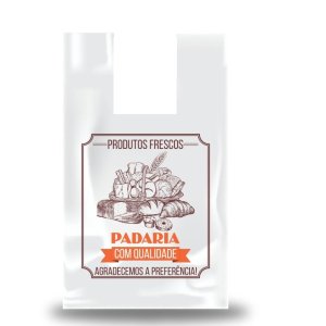 SACOLA IMP BRANCA 30X45 PADARIA SACOLA IMP BRANCA 30X45 PADARIA